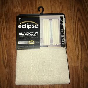 COPY - Eclipse Blackout 84 in. Ivory Curtain